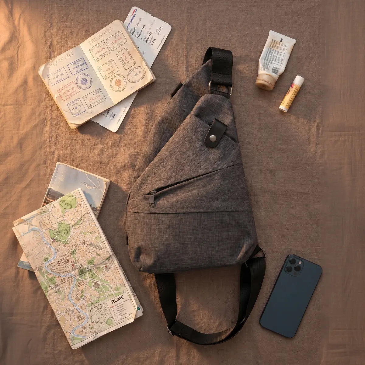 Anti-Theft Crossbody Bag