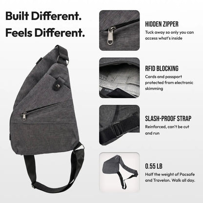 Anti - Theft Crossbody Bag - TRAVLR.