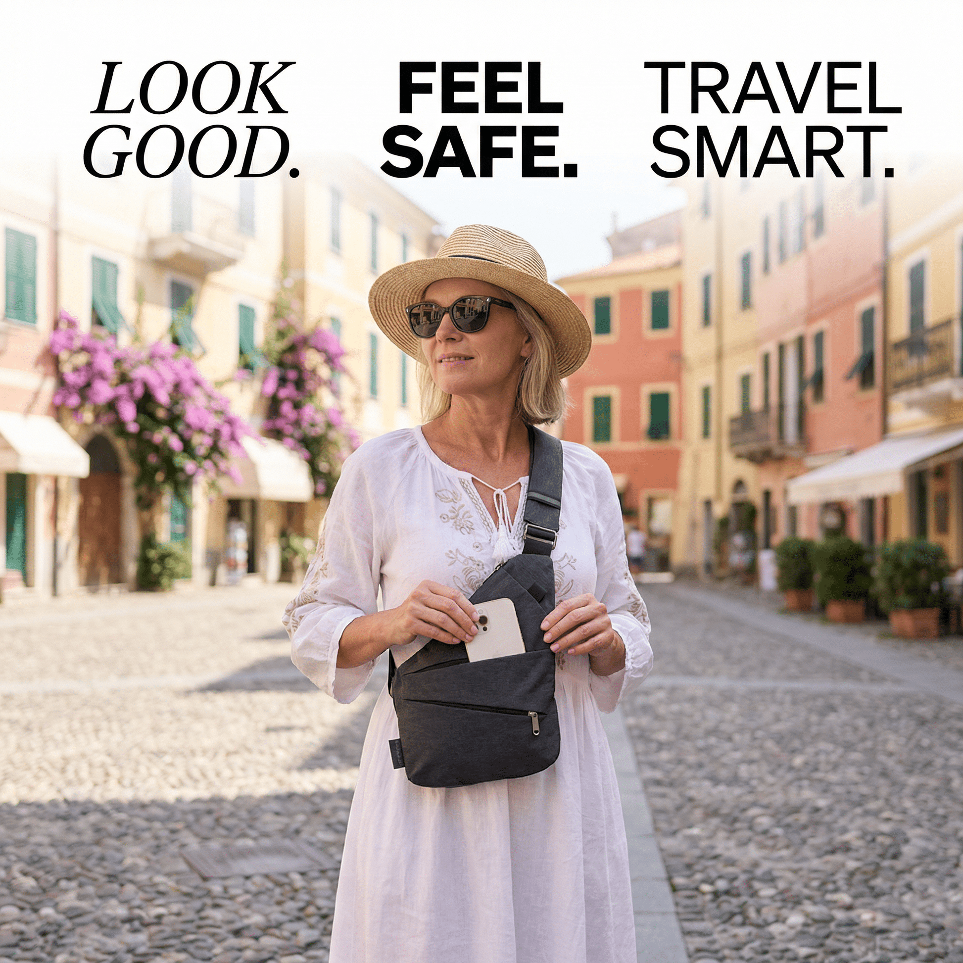 Anti - Theft Crossbody Bag - travlr.